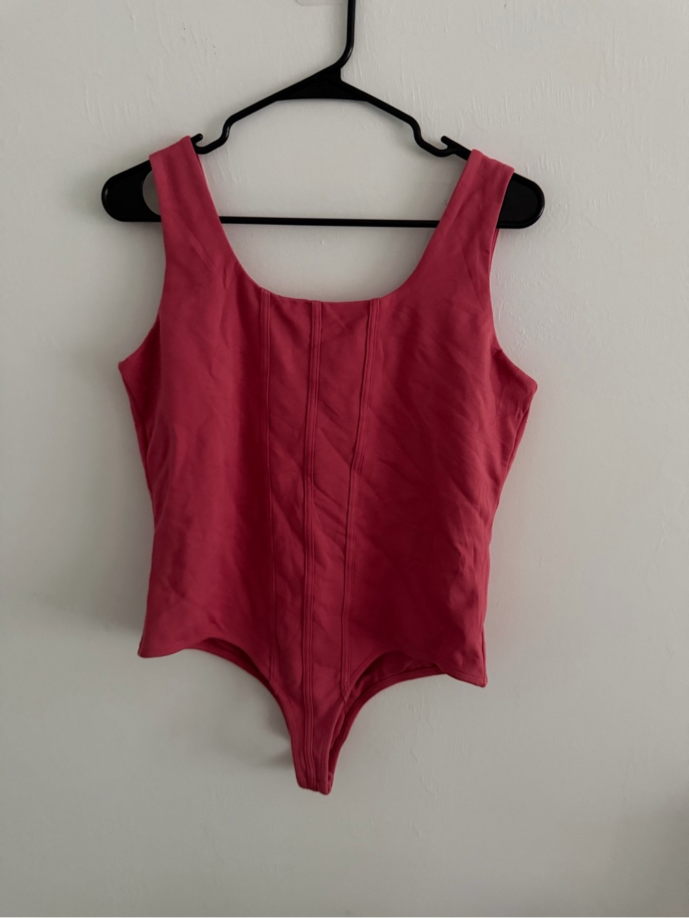 Girls' Pink Sleeveless One-Piece Bodysuit